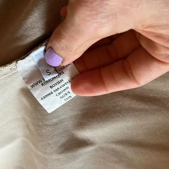 Boyish NWT Maxwell Trench Coat in The Crowd - Picture 14 of 14